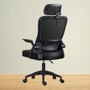Silla de Oficina Ergonómica. Respaldar Reclinable 125°. Silla ejecutiva de escritorio con Soporte Lumbar Ajustable. Color Negro.