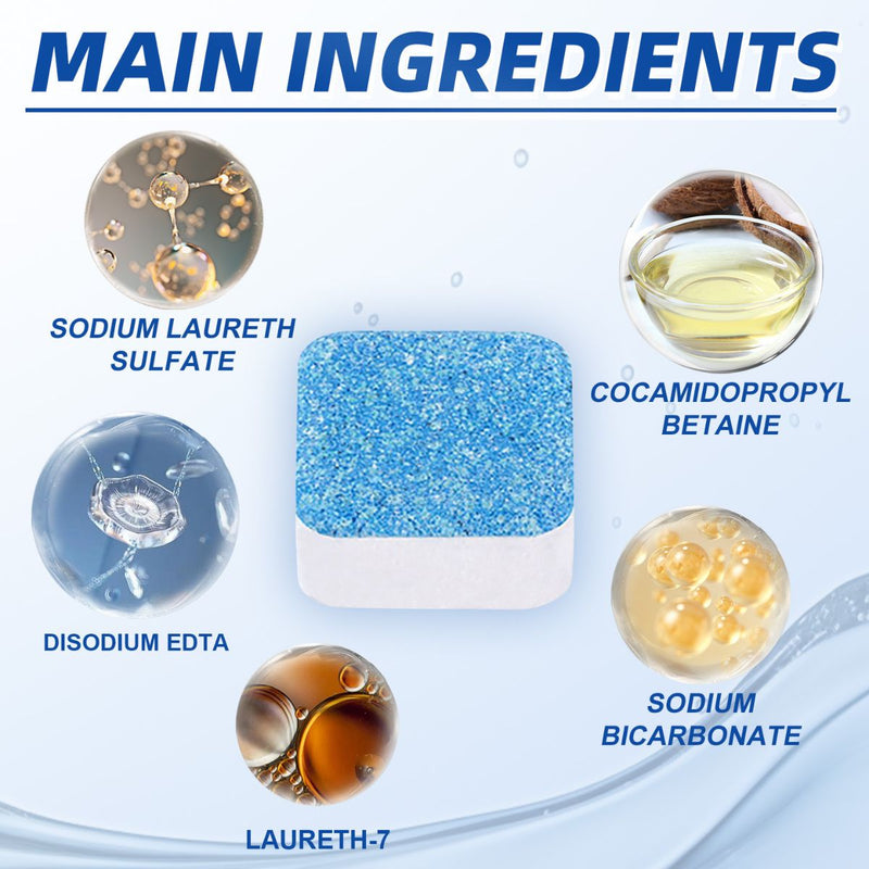 Pastillas Efervescentes para Inodoro. Limpieza y desinfección de sanitario. Pack de 12 pastillas. Sanitizador,