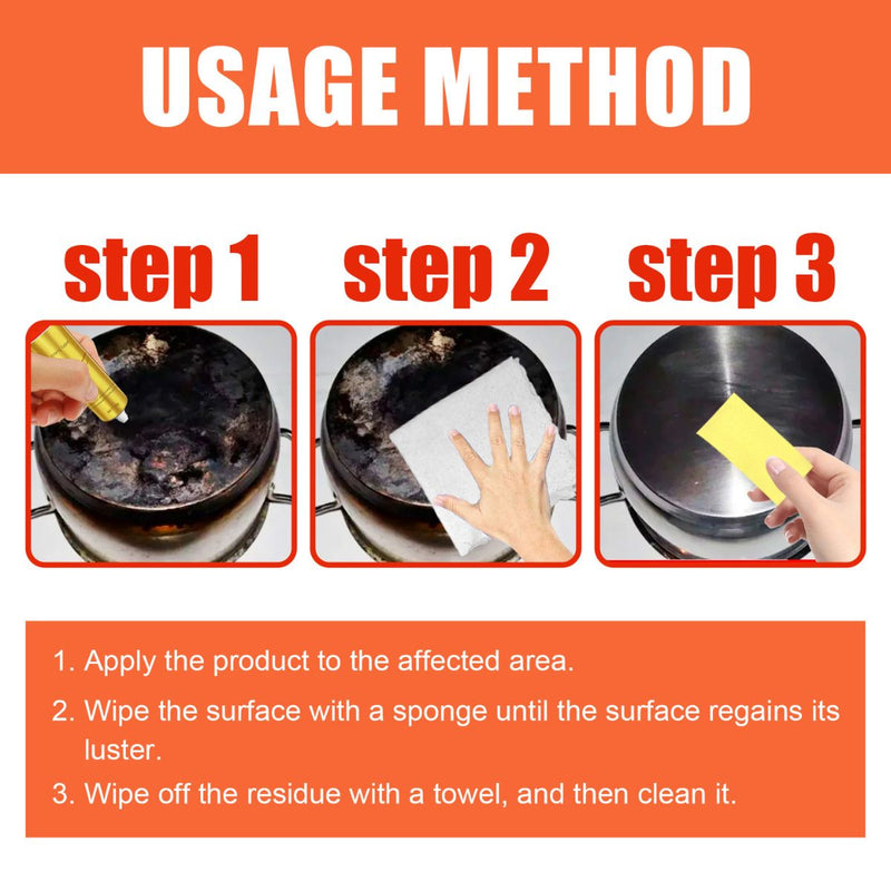 Pasta pulir para Metales 10g. Crema Limpiadora. Elimina Óxido y Restaura el Brillo. Ideal para Cocina. Pulidora acero inoxidable o bronce