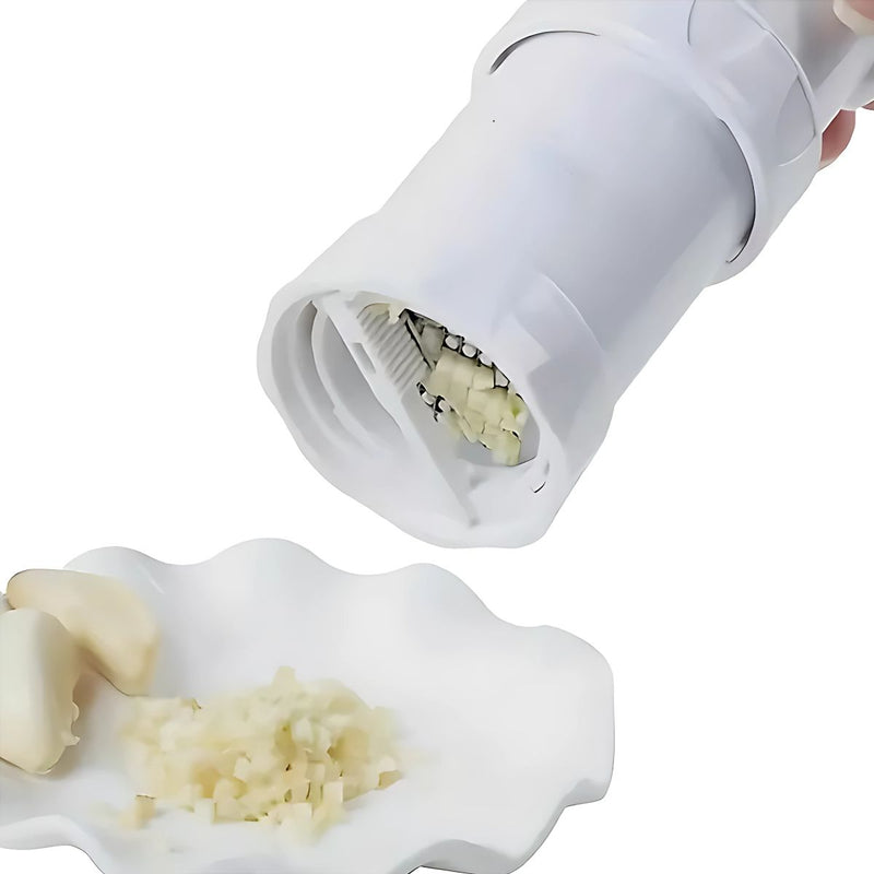 Triturador machacador de ajos . Moledor Cortador de verduras.