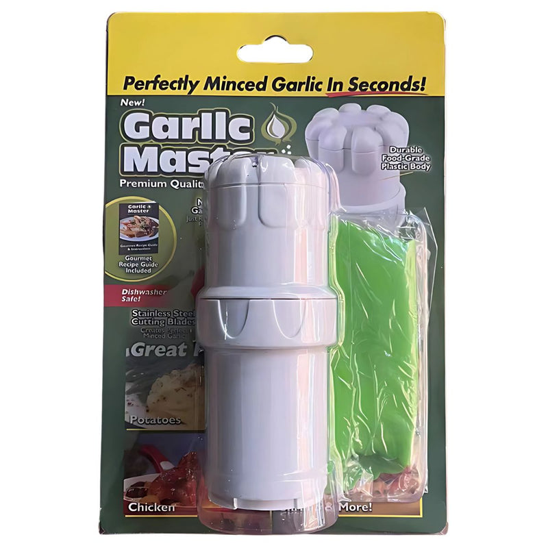 Triturador machacador de ajos . Moledor Cortador de verduras.