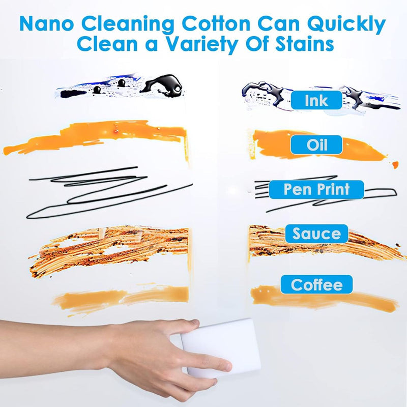 Esponja Mágica Borradora. 1 pza , 10x6x2 cm, Limpieza sin Químicos.