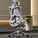 Silla de Oficina Ergonomica y Gaming  con Soporte 3D y Reclinación. Cómoda silla de computadora, Color gris para escritorio.