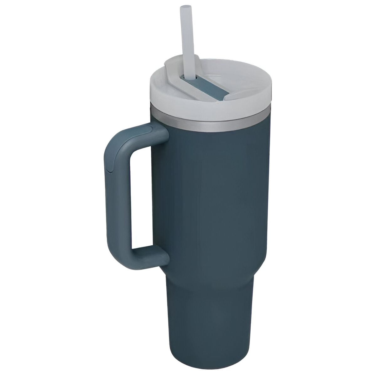 Botella de agua termo de 40oz. Vaso térmico de acero inoxidable. Color azul oscuro.