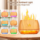 Difusor Aromas de Aceites Esenciales con Lámpara de Sal Himalaya.  Humidificador Aromático.