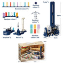 Juguete Tren de Dominós Eléctrico para Niños. Juego Interactivo con 200 Bloques, Educativo y Divertido.