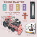 Juguete Tren de Dominós Eléctrico para Niños. Juego Interactivo con 80 Bloques, Educativo y Divertido.
