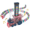 Juguete Tren de Dominós Eléctrico para Niños. Juego Interactivo con 80 Bloques, Educativo y Divertido.