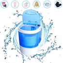 Lavadora Portátil 2kg 110V. Compacta y Eficiente para Espacios Pequeños. Mini Lavado Semiautomático.