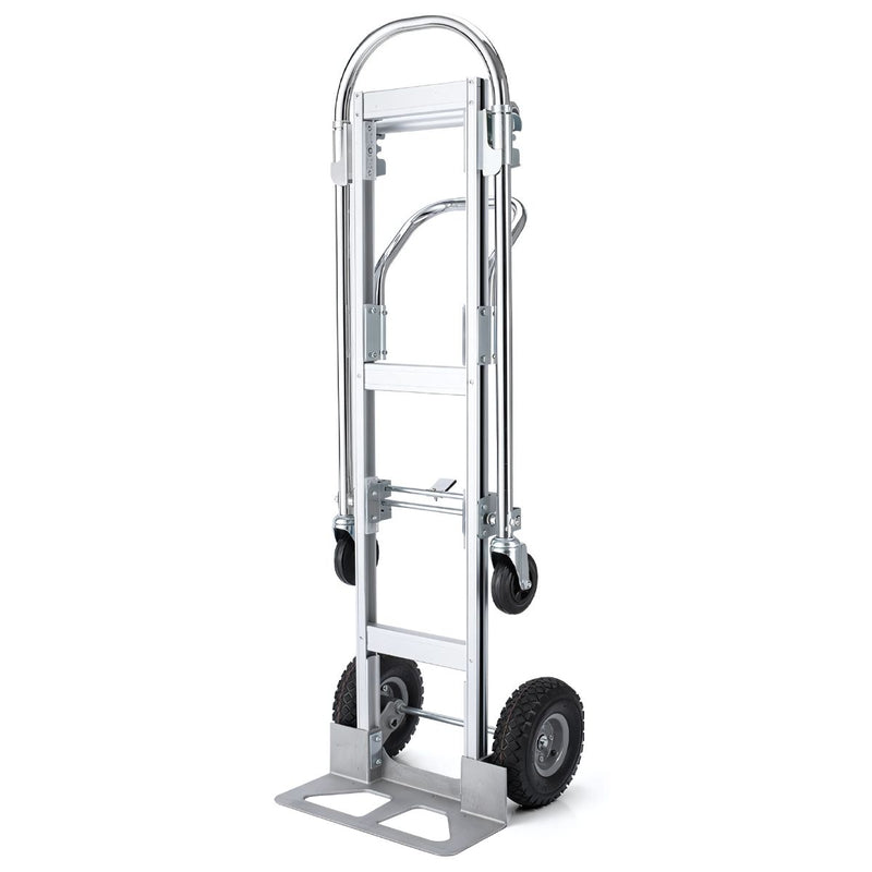 Carretilla de Carga Plegable 3 en 1 – Vertical, Plataforma y Carro Inclinado. Trolley con ruedas convertible. Carretón.