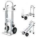 Carretilla de Carga Plegable 3 en 1 – Vertical, Plataforma y Carro Inclinado. Trolley con ruedas convertible. Carretón.