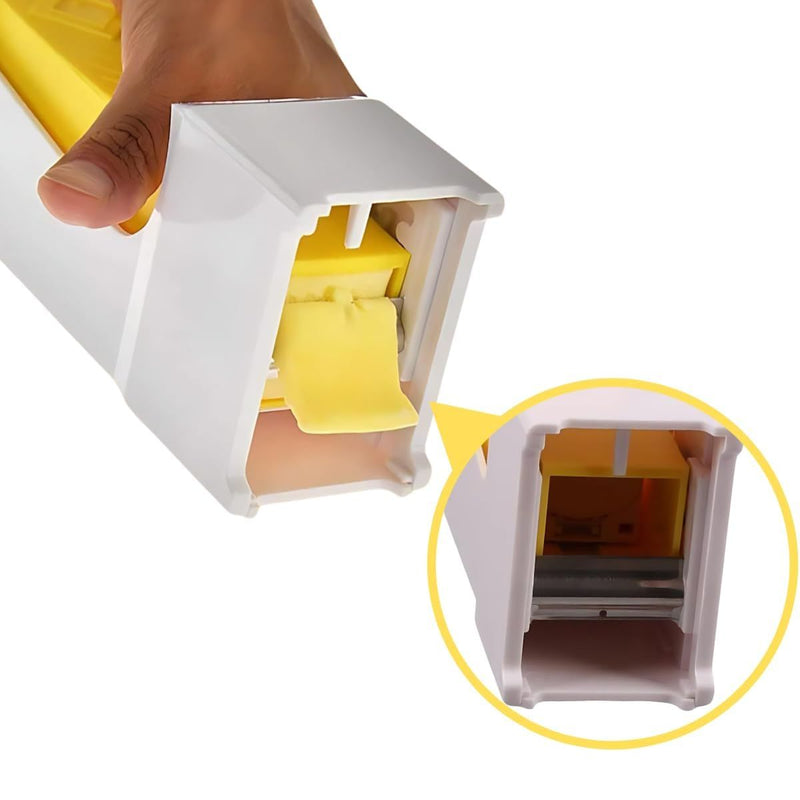 Dispensador de barra Mantequilla con Cortador. Rebanador de mantequilla en barra con un clic.