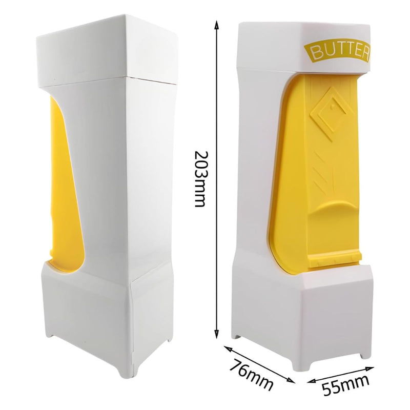Dispensador de barra Mantequilla con Cortador. Rebanador de mantequilla en barra con un clic.