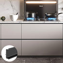 Perfil Central Tipo Gola para Muebles Modulares cocinas . (3 metros) Negro Mate para Gabinetes sin Tiradores. Ideal para cocina.