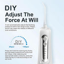 Irrigador Bucal Portátil de 4 Modos con Tanque de 330 ml y Boquillas Intercambiables. Limpieza profunda.