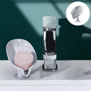 Jabonera Antideslizante con Diseño Moderno. Porta jabón de barra. Color gris.