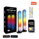 Barras LED RGB con Modo Música y Control Remoto (Pack de 2 unds). Luces LED de ambientación. Iluminación LED Decorativa.
