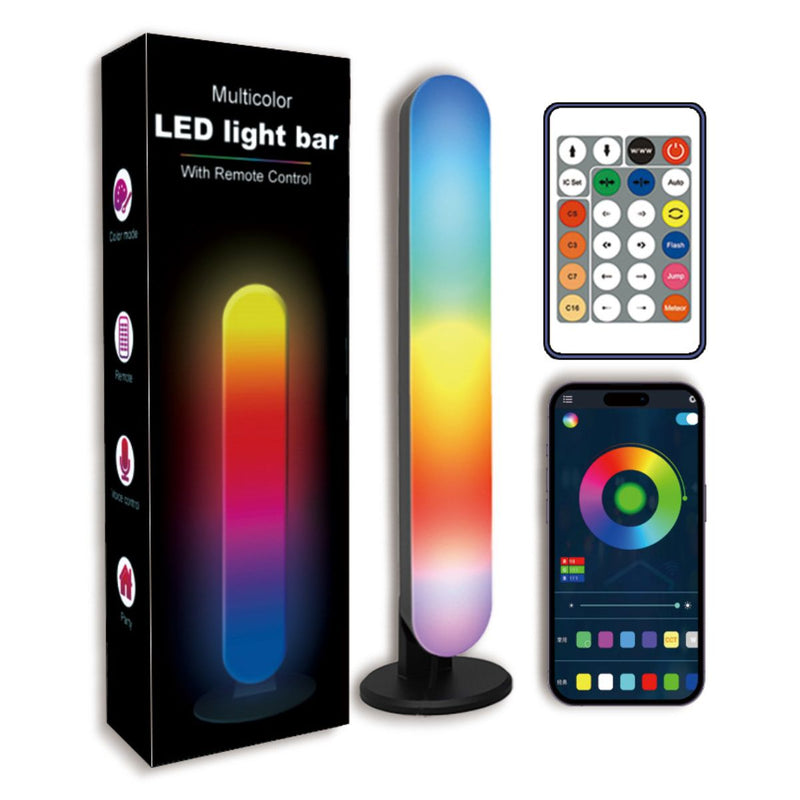 Barra LED RGB con Modo Música y Control Remoto (unidad). Luz LED de ambientación. Iluminación LED Decorativa.