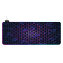 Mouse Pad Gamer RGB XL (400x800 mm) con Iluminación Multicolor y Base Antideslizante. Alfombrilla Gaming.
