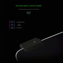 Mouse Pad Gamer RGB XL (400x800 mm) con Iluminación Multicolor y Base Antideslizante. Alfombrilla Gaming.