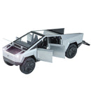 Juguete de auto Cybertruck Tesla a Escala 1:24. Camioneta coleccionable con luces y sonido.