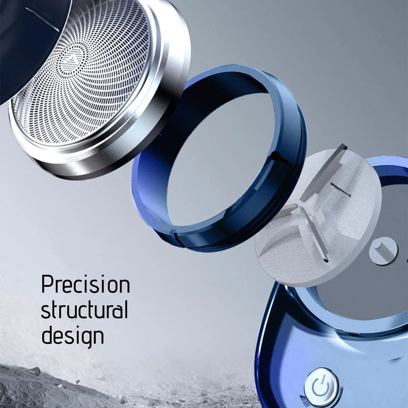 Afeitadora Eléctrica Portátil Recargable. Rasuradora de Compacta y de Alta Precisión.