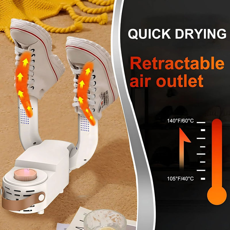 Secador de Zapatos Eléctrico Plegable 110V. Elimina los malos olores y humedad del calzado. Quita olores tambien en Casco de moto