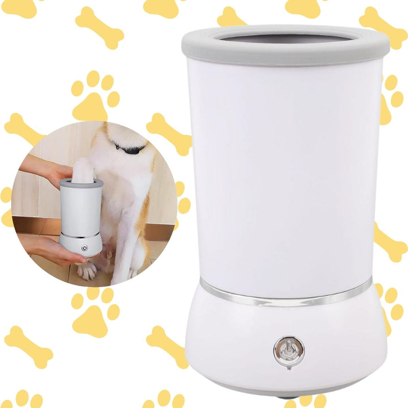 Limpiador de patas de mascotas. Ideal para perros y gatos. Maquina automática lava patitas.