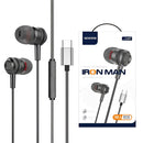 Audífonos con Cable USB-C. Auriculares con Micrófono y Control de Volumen Integrado.