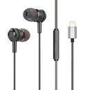 Audífonos con Cable para Apple. Auriculares con conector Lightning. Micrófono y Control de Volumen integrado.