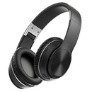 Audífonos Bluetooth con micrófono. Auriculares inalámbricos y por cable. Sonido Estéreo.