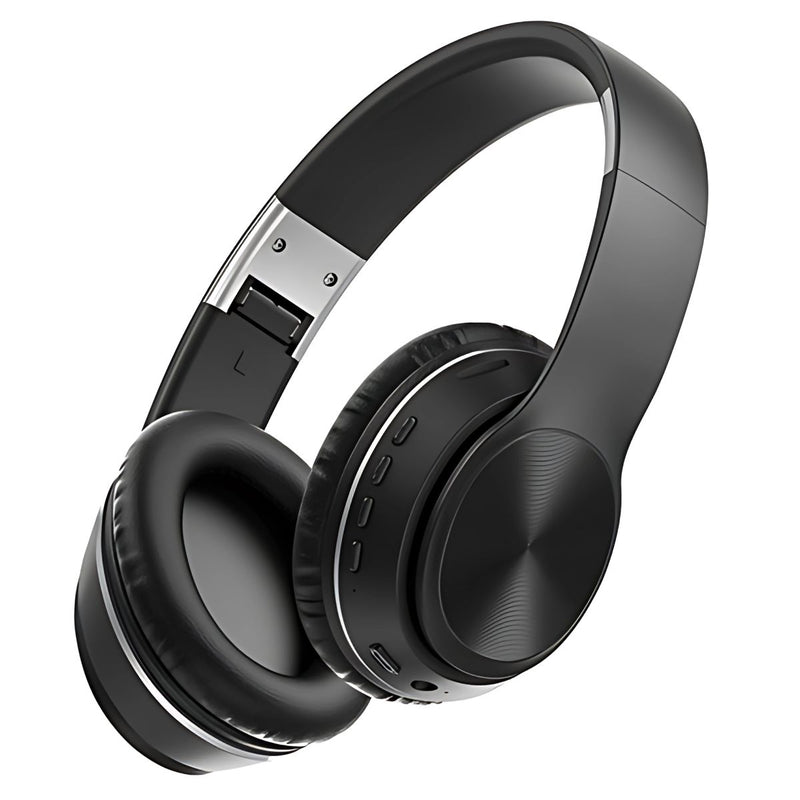 Audífonos Bluetooth con micrófono. Auriculares inalámbricos y por cable. Sonido Estéreo.