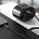 Cable Auxiliar de Audio 3.5mm Macho a Macho de 2 Metros. Compatible con Auto, Parlantes y Audífonos.