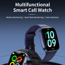 Smartwatch con Llamadas y Pantalla HD 2.1”. Reloj Inteligente IP67. Con Monitor de Ritmo Cardíaco y Carga Magnética. Color rosado.