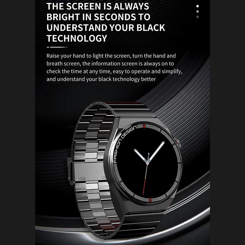 Smartwatch con Llamadas y Pantalla 3D curva HD 1.45”. Reloj Inteligente IP67. Con Monitor de Ritmo Cardíaco y Carga Magnética.