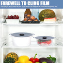 Tapas de Silicona Reutilizables para Ollas y Recipientes. (Set 3 Tamaños) Tapaderas de Sellado Hermético Antiderrames.