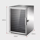 Deshidratador de Alimentos profesional de 12 bandejas. Máquina Deshidratadora de frutas y carnes. Acero inoxidable 110V.