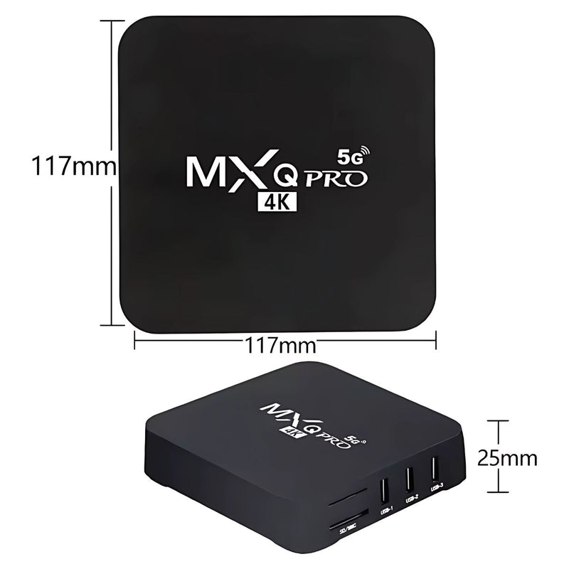 TV Box Android 11.1 4K Ultra HD con WiFi 5G. Convierte tu TV en Smart. Cajilla Smart para televisor. Ideal para YouTube, Netflix y más.