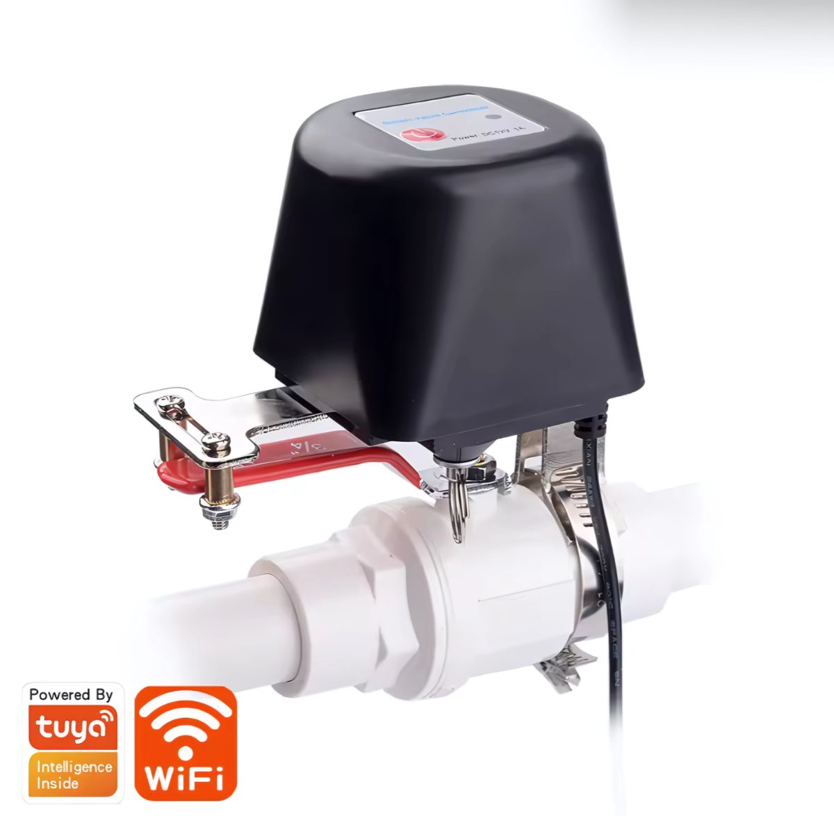Válvula de paso agua Inteligente WiFi para Agua. Control Remoto por App. Para hogar y riego. Válvula Eléctrica para Control Automático de Agua.