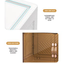 Estante Organizador Modular Plegable con Ruedas y Puertas Transparentes. Armario Desmontable Para Almacenamiento (50 cm de Ancho). Cajones Apilables.