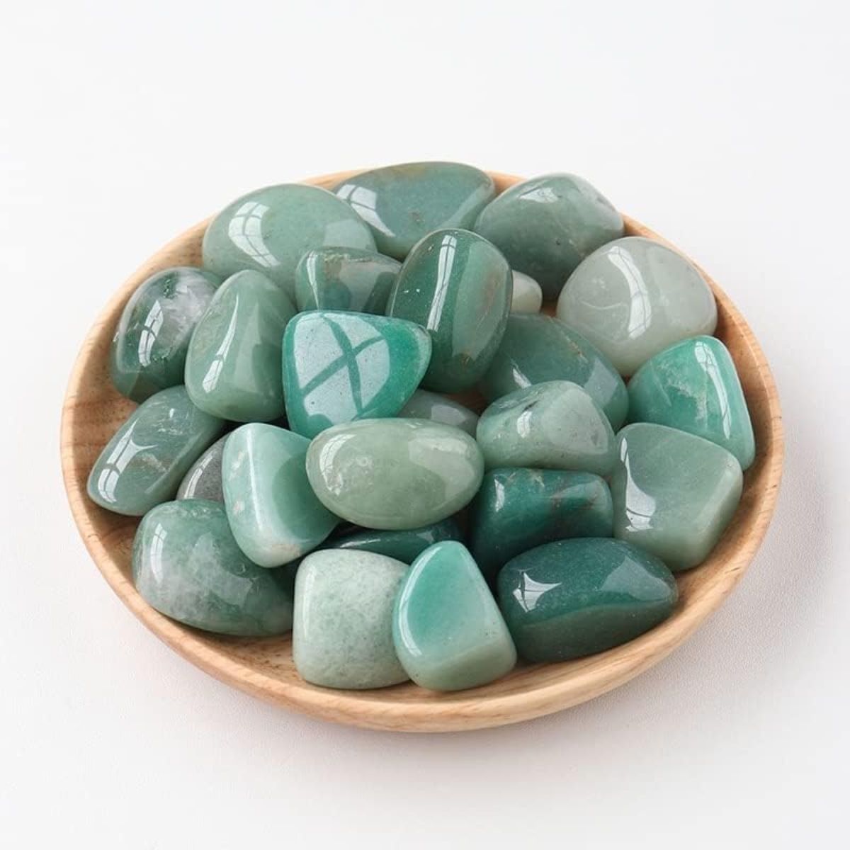 Piedras Decorativas Aventurina Verde para Jardín, Macetas, Decoración. (500 gramos). 15-20 mm