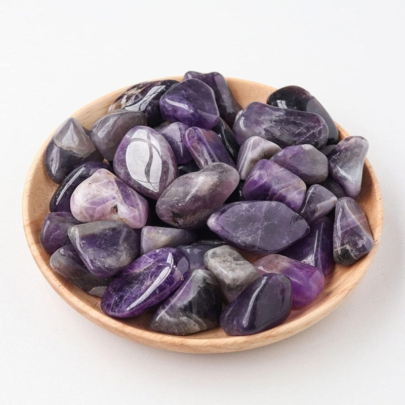 Piedras Decorativas Amatista Pulida para Jardín, Macetas, Decoración. (500 gramos). 15-20 mm