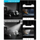 Cámara de Seguridad WiFi 360° Tipo Bombillo socket con Visión Nocturna. Cámara de Videovigilancia con Detección de Movimiento con conexión WiFi.