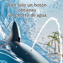 Juguete de Tiburón agua a Control Remoto con Rocío de Agua. Tiburón Robot Electrónico Submarino.