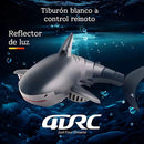 Juguete de Tiburón agua a Control Remoto con Rocío de Agua. Tiburón Robot Electrónico Submarino.