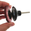 Discos de Lijar 2” (Set de 52 piezas). Con Adaptador para Taladro. Roloc R Tipo Rápido, Discos Abrasivos y Pulido para Metal, Madera y Plástico.