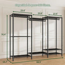 Clóset Modular Metálico de Ropa Ajustable. Armario Rejillas Organizador de Ropa. 76.4x68.9x15.7cm.