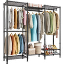 Clóset Modular Metálico de Ropa Ajustable. Armario Rejillas Organizador de Ropa. 76.4x68.9x15.7cm.