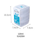 Recipientes Herméticos. Vasijas Para Comida. Set de 3 piezas. Caja envase de plastico De Almacenamiento Selladas. 120 ml