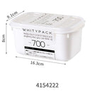 Caja envase de plastico Recipiente Hermético. Vasija Para Comida. Caja De Almacenamiento Sellada. 700 ml